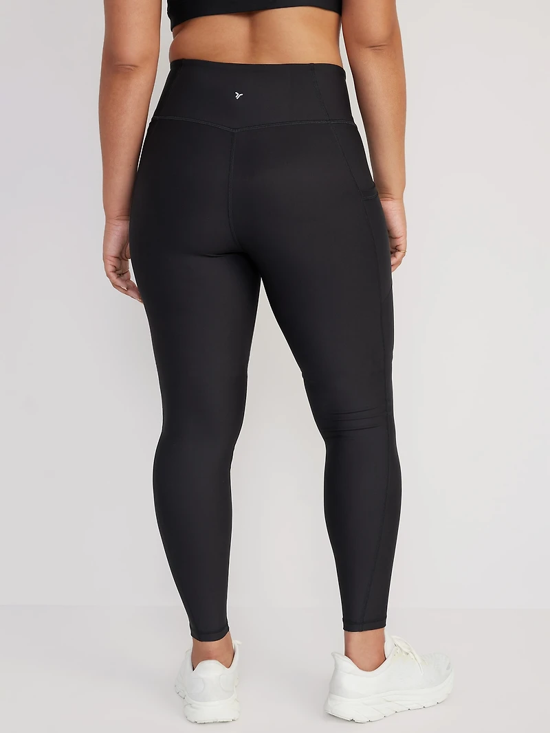 High-Waisted PowerSoft Full-Length Pocket Leggings