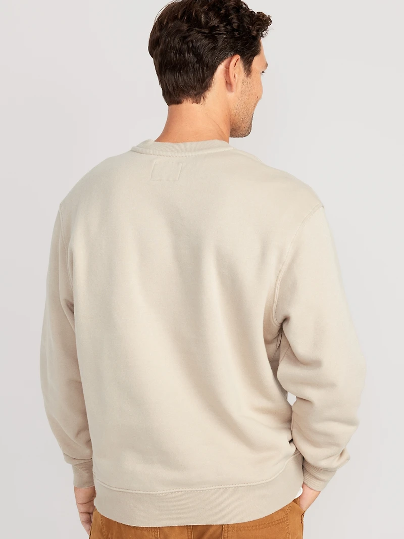 Loose Rotation Crew-Neck Sweatshirt