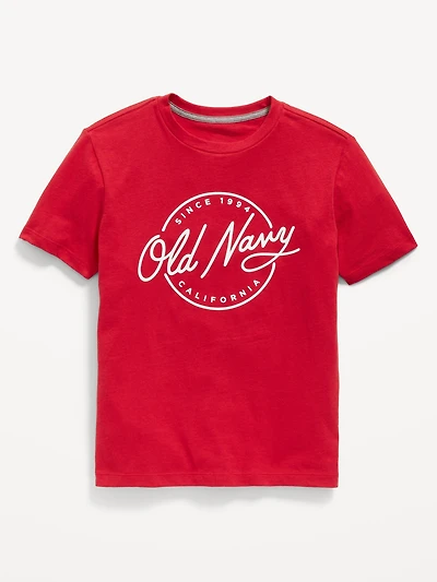 Short-Sleeve Logo-Graphic T-Shirt for Boys