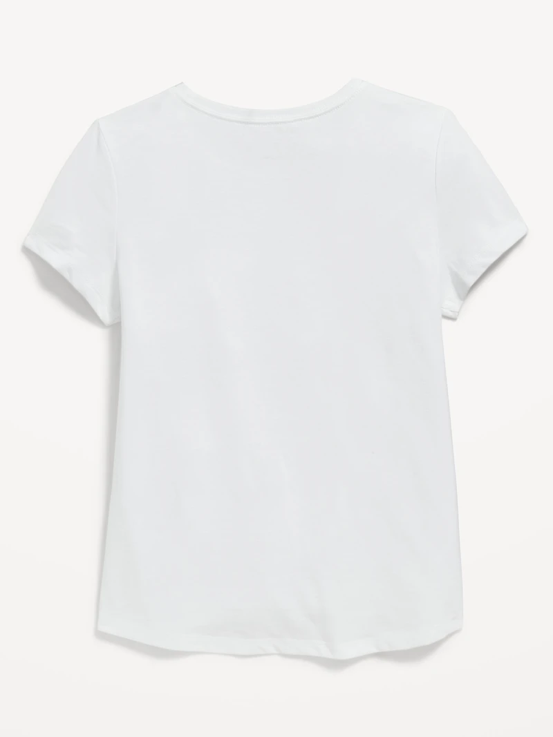 Softest Heart-Pocket T-Shirt for Girls