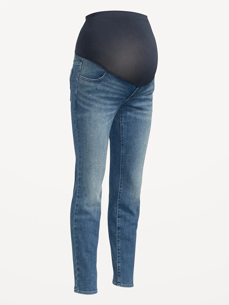 Maternity Full-Panel Wow Straight Jeans
