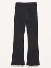 Full-Length Ribbed Flared Leggings for Girls