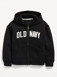 Logo-Graphic Zip Hoodie for Girls
