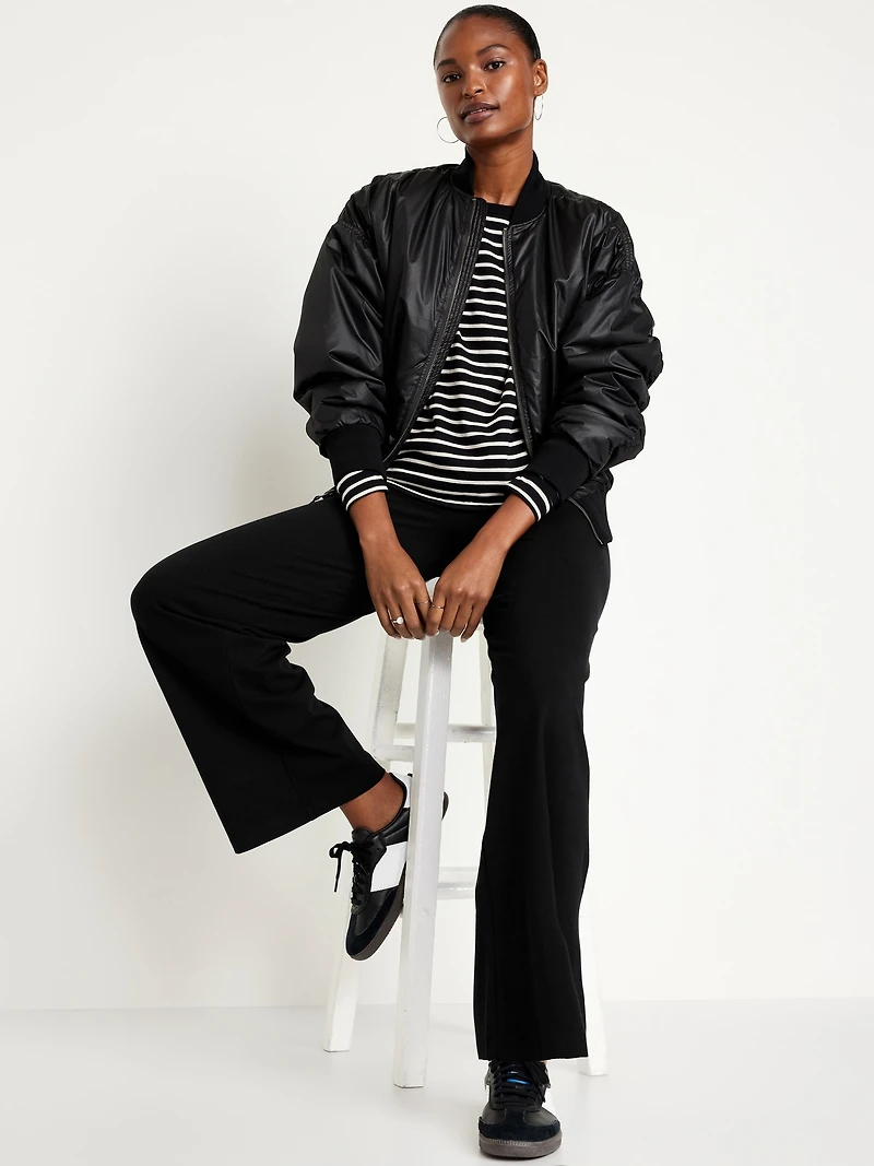 High-Waisted Fashion Wide-Leg Leggings