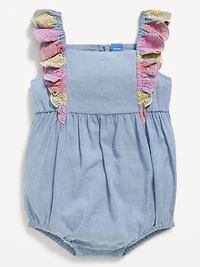 Ruffled One-Piece Romper for Baby