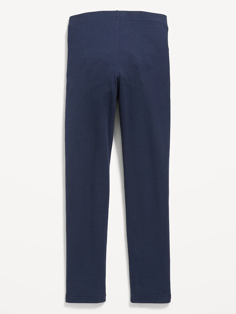 Rib-Knit Leggings for Girls