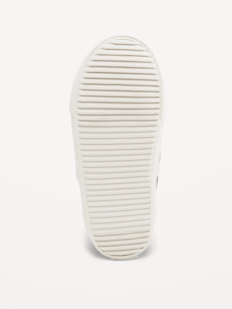 Faux-Leather Slip-On Sneakers for Toddler Boys