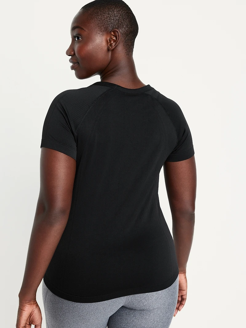 Fluid Seamless Fitted T-Shirt