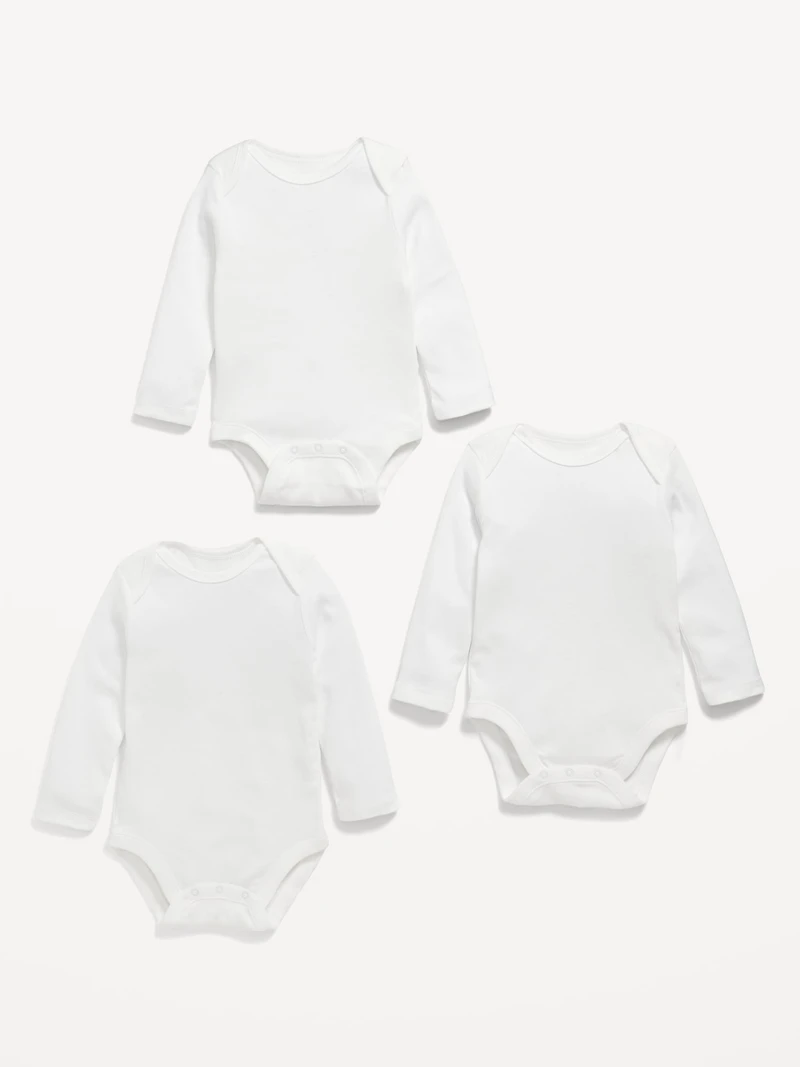 Unisex Bodysuit 3-Pack for Baby