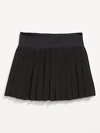 High-Waisted Pleated Performance Skort for Girls