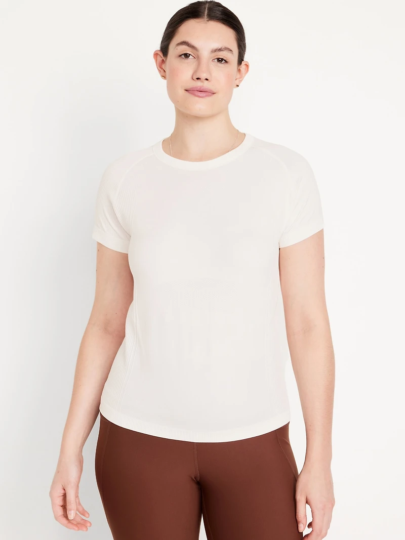 Fluid Seamless Fitted T-Shirt