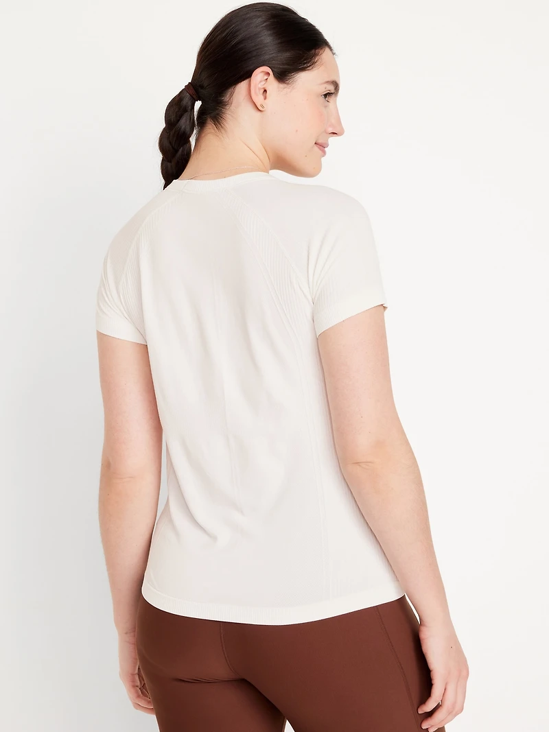 Fluid Seamless Fitted T-Shirt