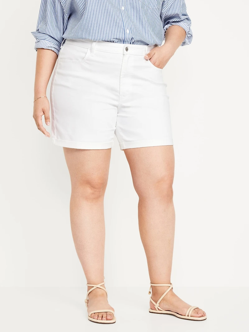 High-Waisted Wow Jean Shorts - 5-inch inseam