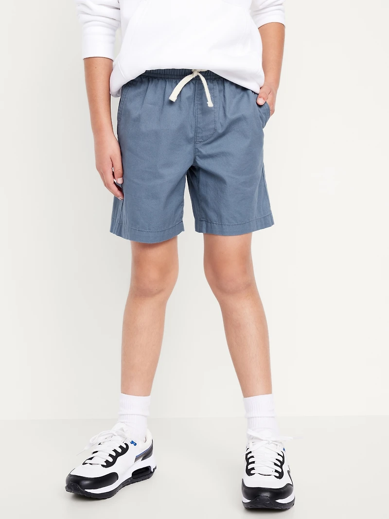 Above Knee Twill Pull-On Shorts for Boys