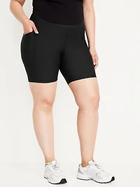 High-Waisted PowerSoft Biker Shorts - 8-inch inseam