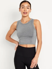 Fluid Seamless Fitted Crop Tank Top