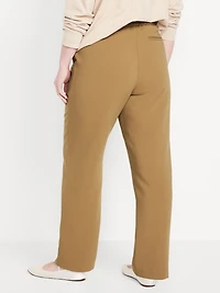 Extra High-Waisted Taylor Trouser Straight Pants
