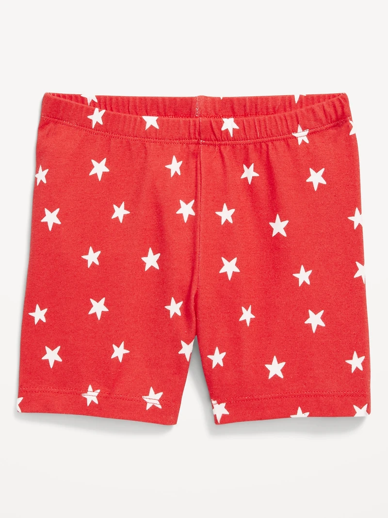 Printed Biker Shorts for Toddler Girls