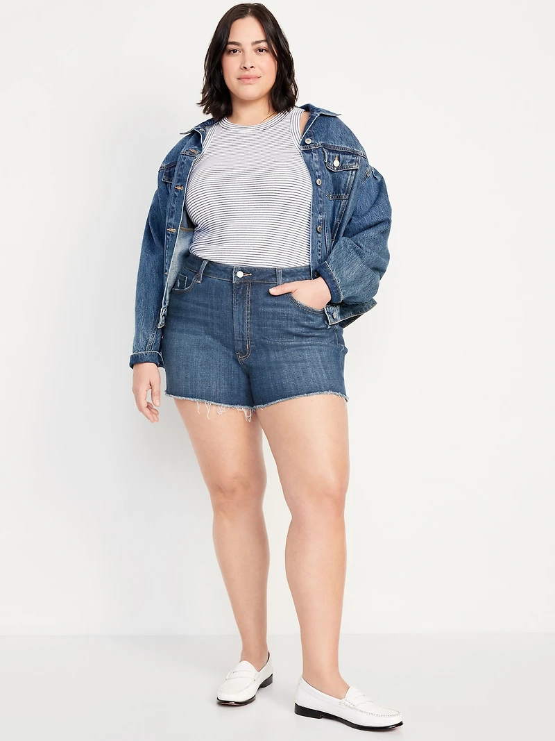 High-Waisted OG Jean Shorts -- 3-inch inseam