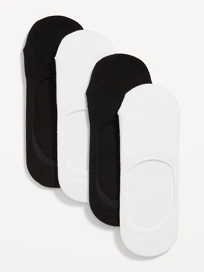 4-Pack No Show Socks