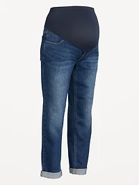 Maternity Full-Panel Wow Boyfriend Jeans