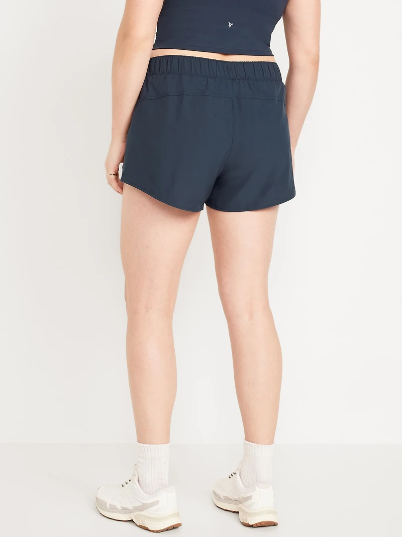 Mid-Rise StretchTech Run Shorts - 3-inch inseam