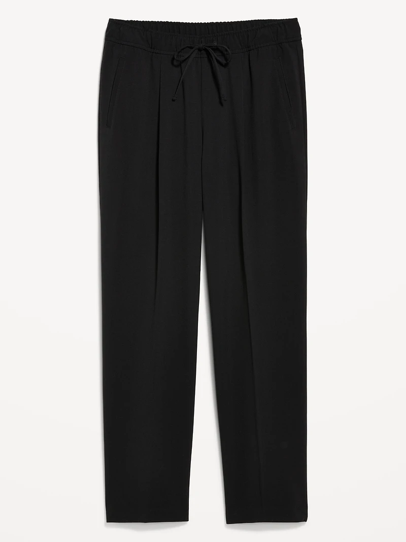 High-Waisted Billie Straight Ankle Trouser
