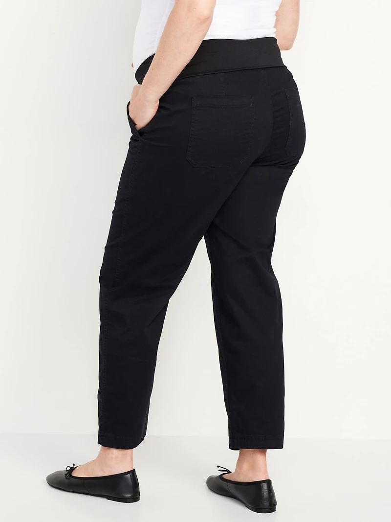 Maternity Rollover-Waist OGC Chino Pants