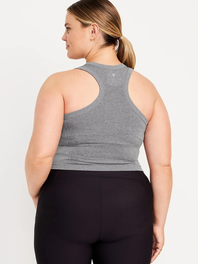 Fluid Seamless Fitted Crop Tank Top