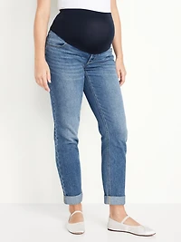 Maternity Full Panel Wow Boyfriend Jeans