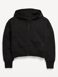 Dynamic Fleece Zip-Front Performance Hoodie for Girls