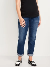 Maternity Full-Panel Wow Boyfriend Jeans
