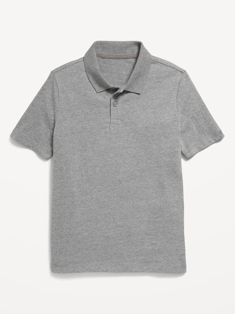 School Uniform Jersey Polo Shirt for Boys
