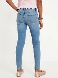 High-Waisted Rockstar 360° Stretch Ripped Jeggings for Girls