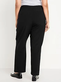 High-Waisted Billie Straight Ankle Trouser