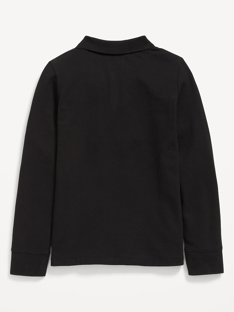 Uniform Pique Polo Shirt for Girls