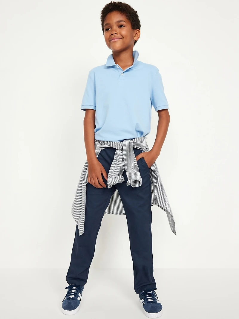 Slim School Uniform Chino Pants for Boys