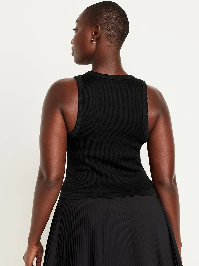 Exhale Seamless Fitted Rib Tank