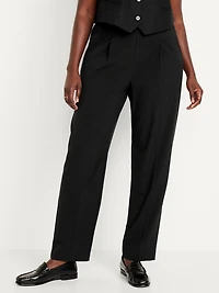 High-Waisted Billie Straight Ankle Trouser