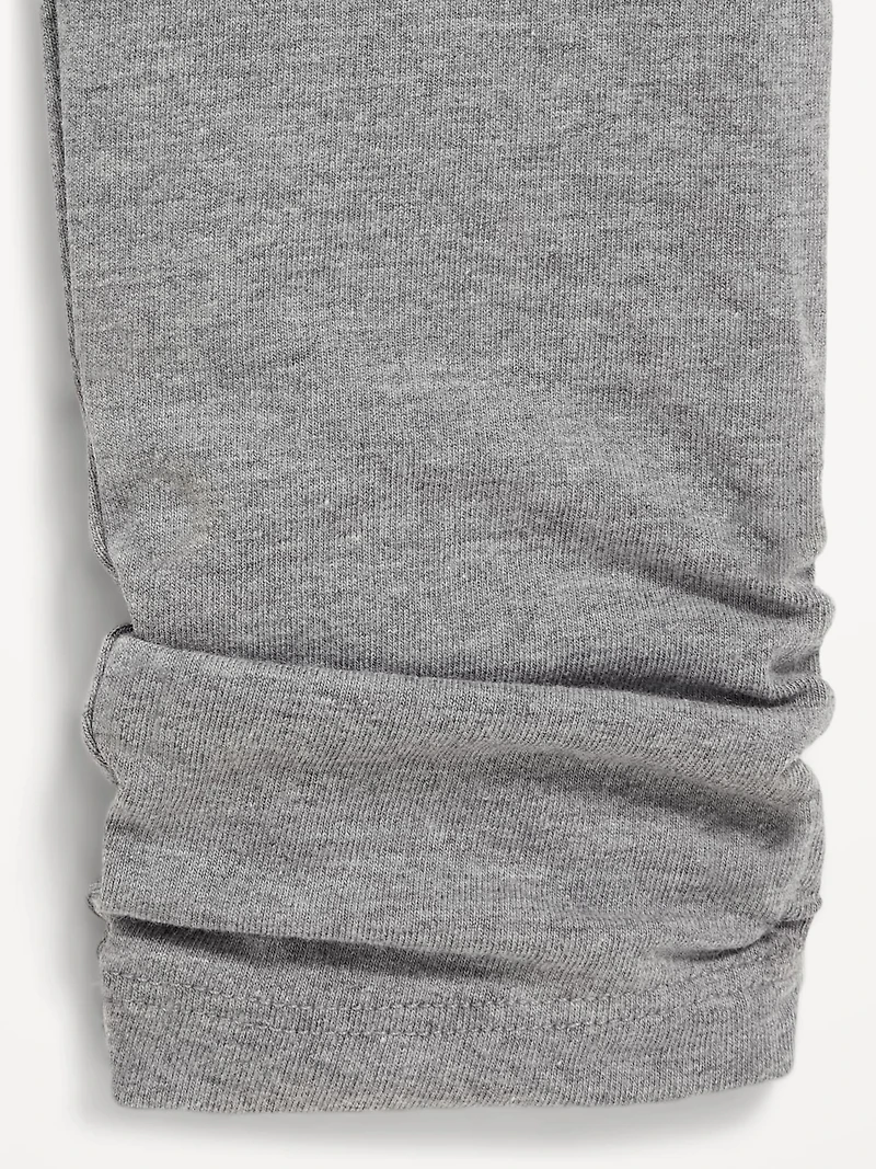 High-Waisted Side Ruched Leggings for Girls