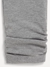 High-Waisted Side Ruched Leggings for Girls