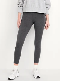 High-Waisted Fashion Layering 7/8 Legging