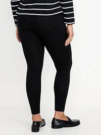 Mid-Rise Jersey Fashion Layering Leggings