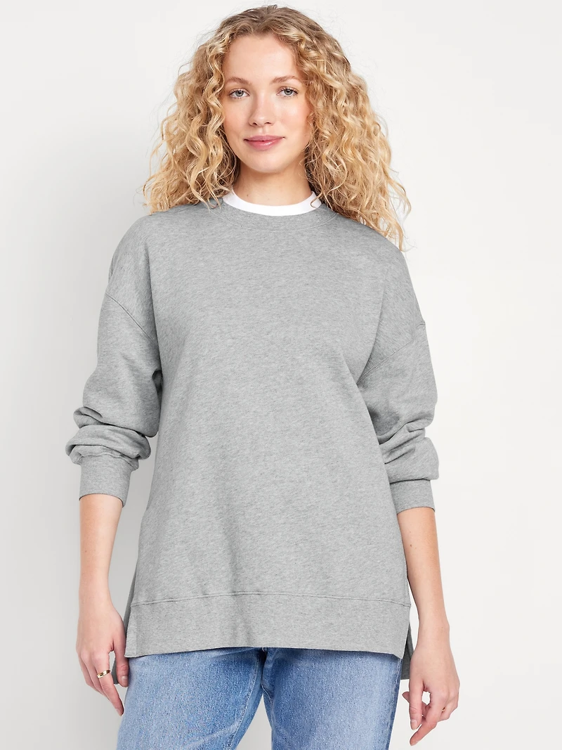 SoComfy Relaxed Tunic Sweatshirt