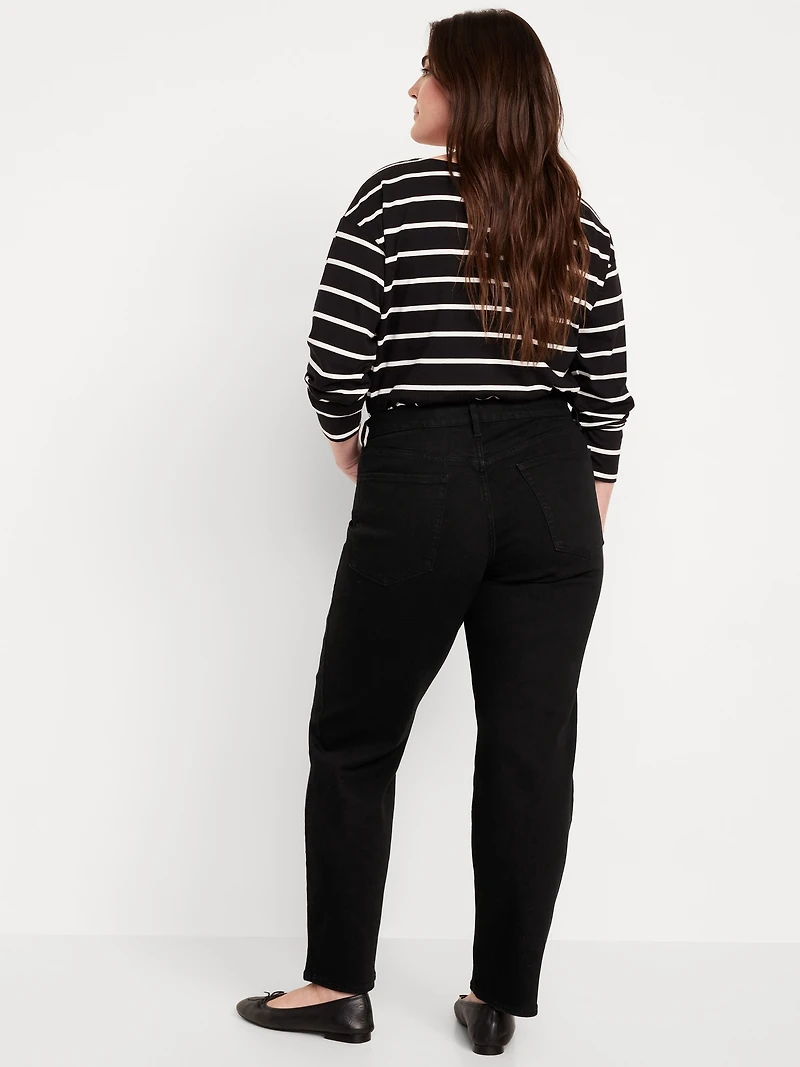 High-Waisted Wow Loose Jeans
