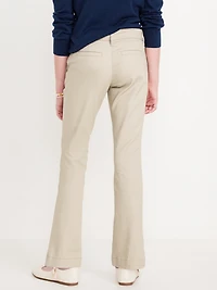School Uniform Bootcut Pants for Girls