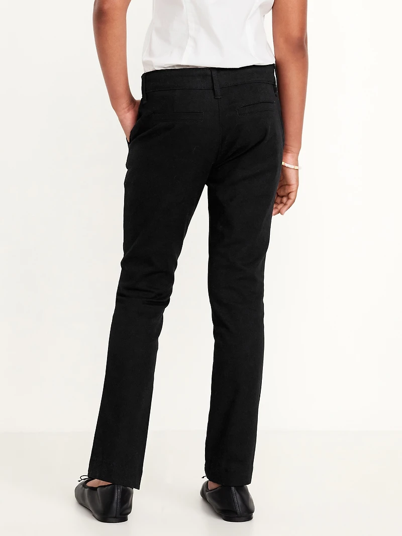 Skinny School Uniform Pants for Girls