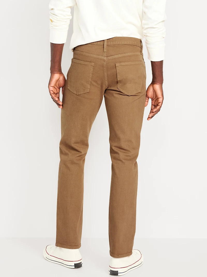 Straight Five-Pocket Built-In Flex Pants
