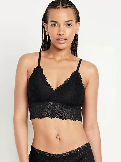 Lace Longline Bralette