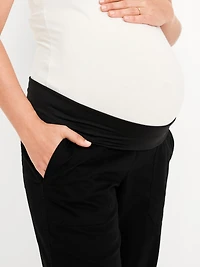 Maternity Rollover Waist Pulla Utility Pants